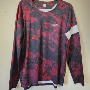 Rapha Red and Black Long Sleeve Shirt